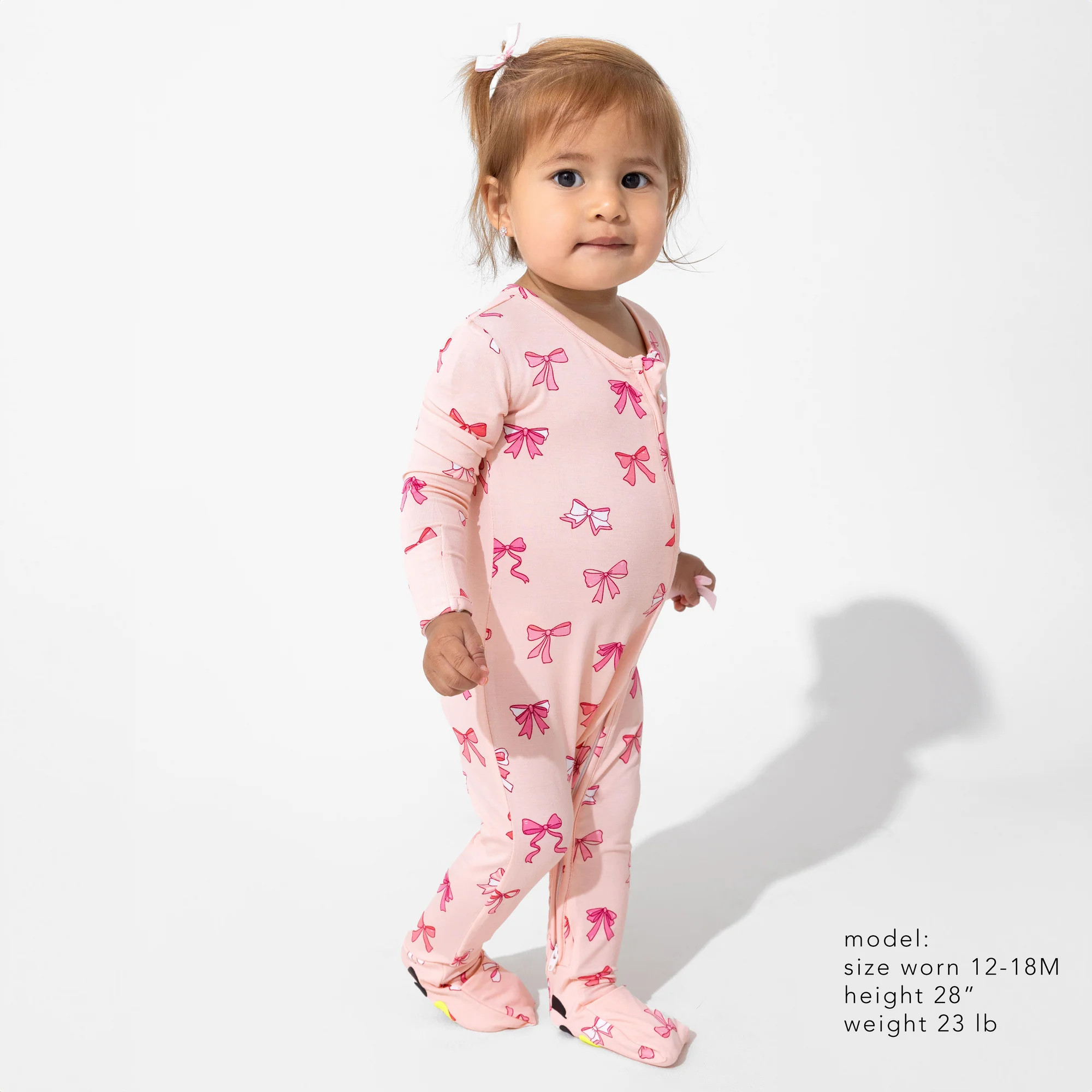 Take A Bow Bamboo Convertible Footie | Bellabu Bear