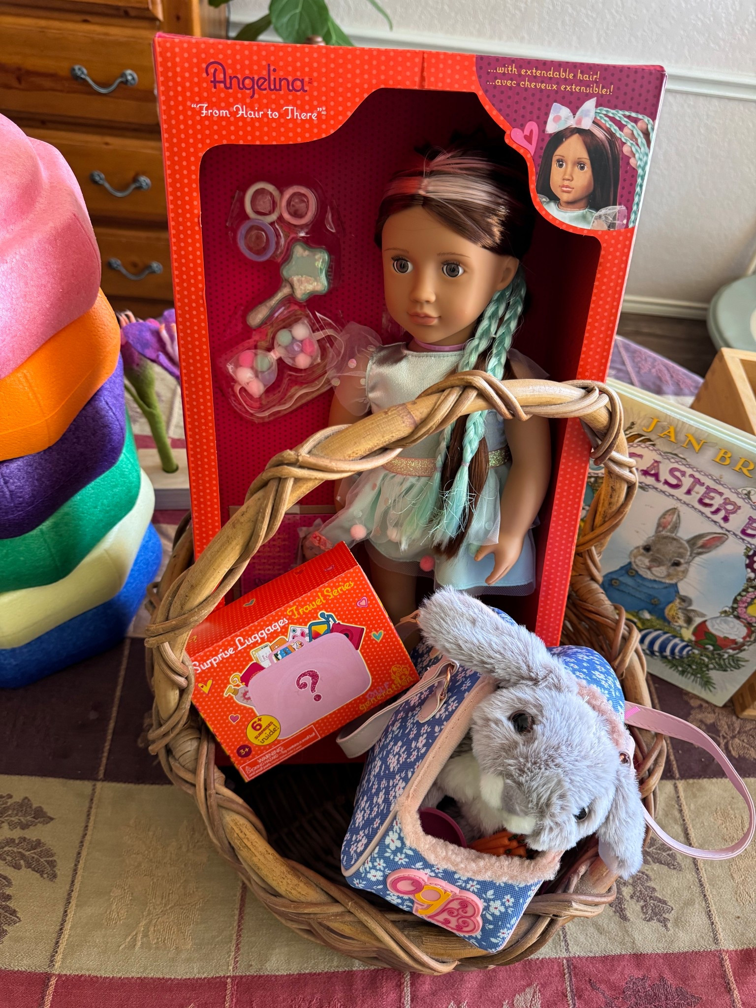 Our Generation dolls have the cutest accessories and playsets that make imaginative play so special. I love how thoughtful and detailed everything is 🐰

Such a sweet idea if you’re building Easter baskets this year 

#ourgenerationdolls
#easterbasketideas
#easterbasketinspo
#pretendplay
#battattoys 