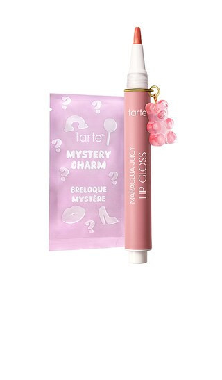 tarte Maracuja Juicy Lip Gloss With Charms in Strawberry Milk. | Revolve Clothing (Global)