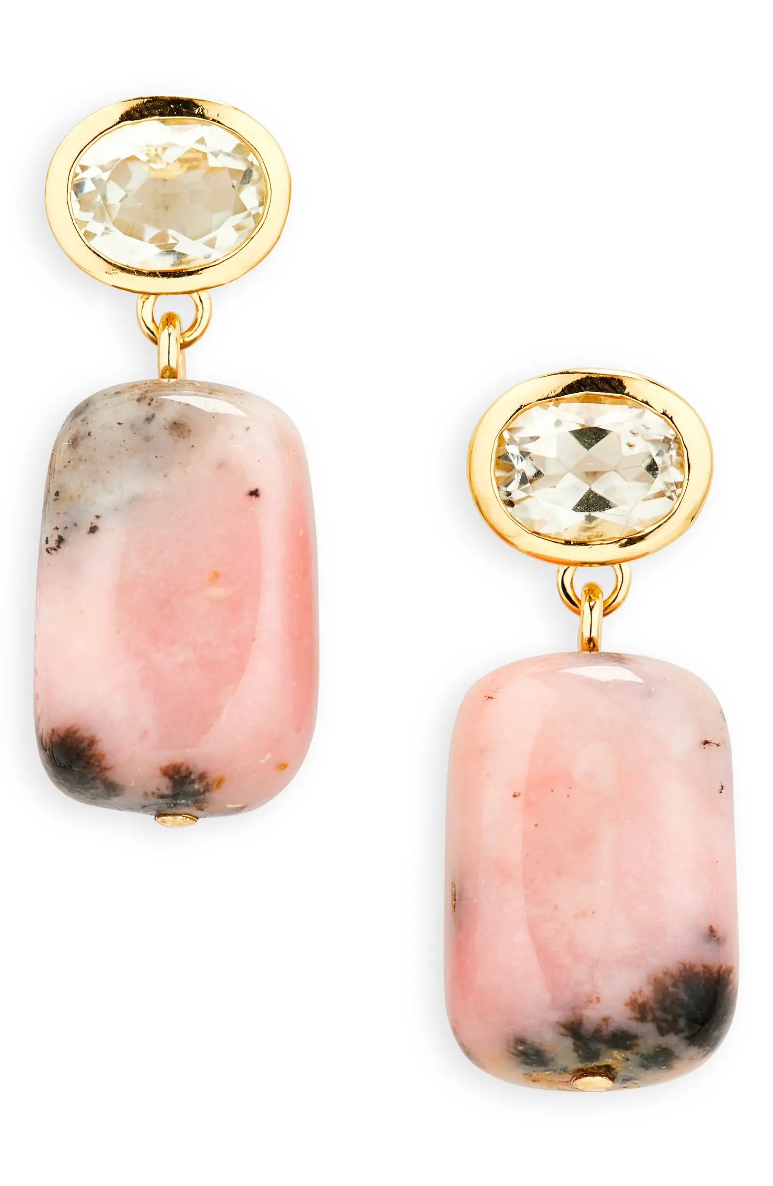 Rosado Pink Opal & Amethyst Drop Earrings | Nordstrom