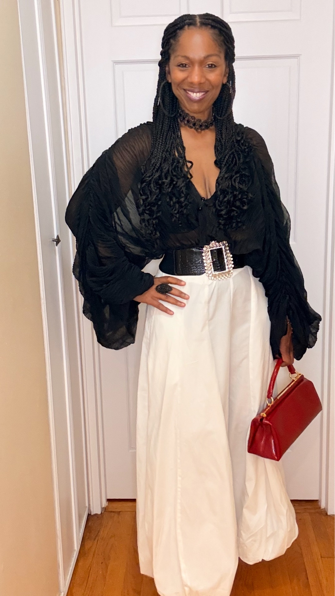 Black & white with a little drama 🤍🖤

This look gave effortless elegance with a touch of edge ✨
The bubble pants stole the show, and the pop of red sealed the deal ❤️

Top: Medium
Pants: Medium
Shoes: 9

Shop the look on my LTK ✨

#LTKStyle #StyleAt60 #WomenOver50Fashion #AgelessStyle

#LTKSeasonal #LTKOver40