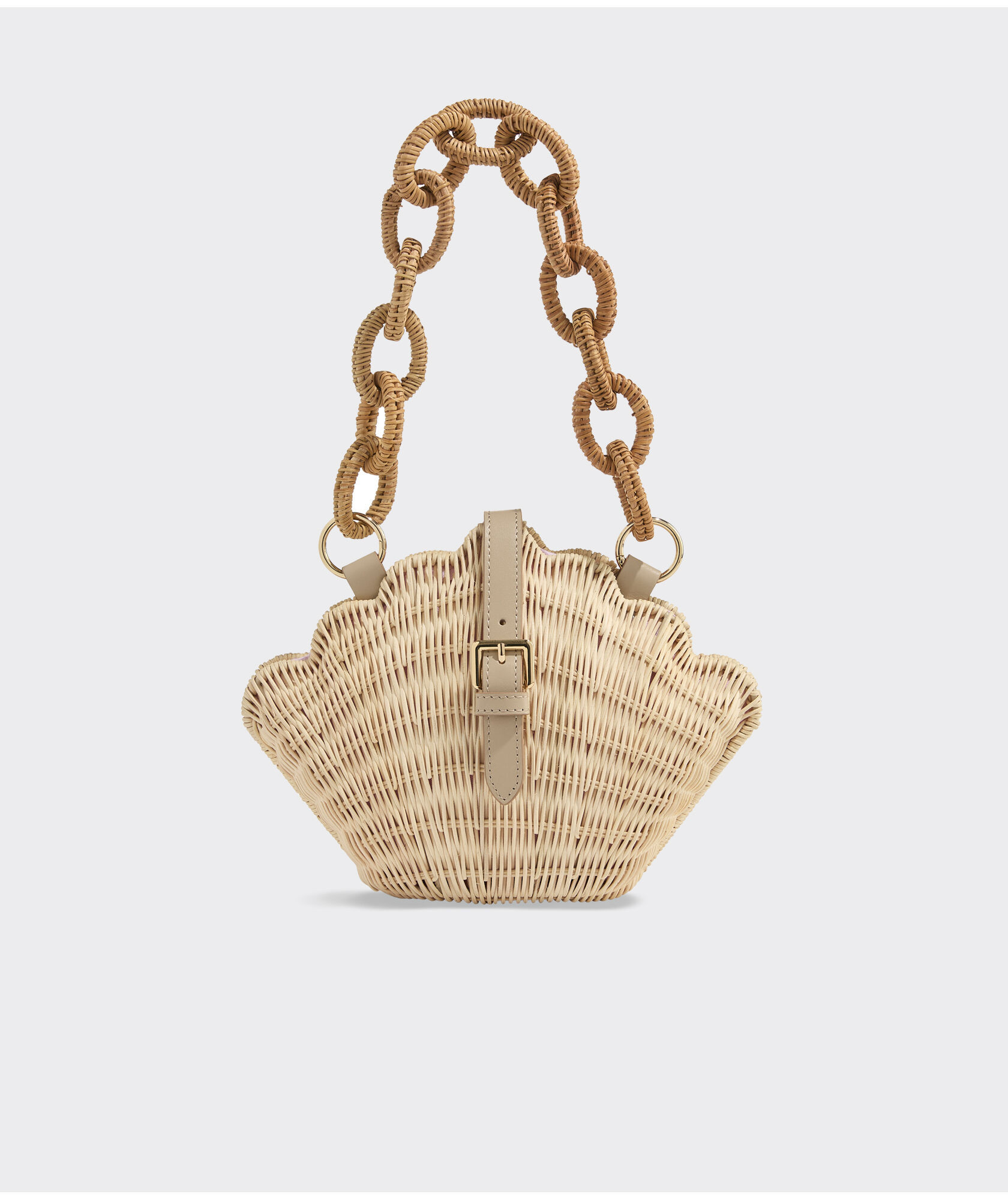 Wicker Clamshell Clutch | vineyard vines