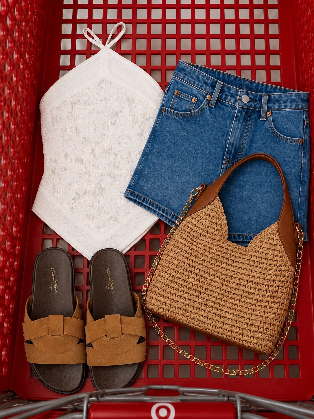 Target Summer Style That Looks So Much More Expensive ☀️🤍

This effortless summer outfit is giving vacation vibes, brunch dates, and weekend shopping trips all in one look. A feminine white lace top paired with classic denim shorts, woven textures, and warm neutral accessories creates the perfect balance of timeless and trendy. These versatile pieces are easy to mix, match, and wear all season long.

Simple, elevated, and endlessly wearable—exactly what a summer wardrobe should be.

Follow @farmtotablecreations on Instagram for more fashion finds and everyday style inspiration. ✨

#LTKFashion #TargetStyle #TargetFinds #SummerStyle #SummerOutfit #NeutralStyle #EffortlessStyle #WeekendOutfit #CasualChic #VacationStyle #DenimShorts #WovenBag #FashionFinds #OOTD #AffordableFashion #EverydayStyle #SummerWardrobe #LTKStyle #FarmToTableCreations #TargetFashion

#LTKSaleAlert #LTKOver40 #LTKmomlife