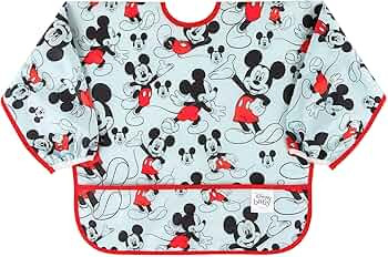 Bumkins Disney Bibs, Baby and Toddler Girls and Boys 6-24 Months, Long Sleeve, Essential Must Hav... | Amazon (US)