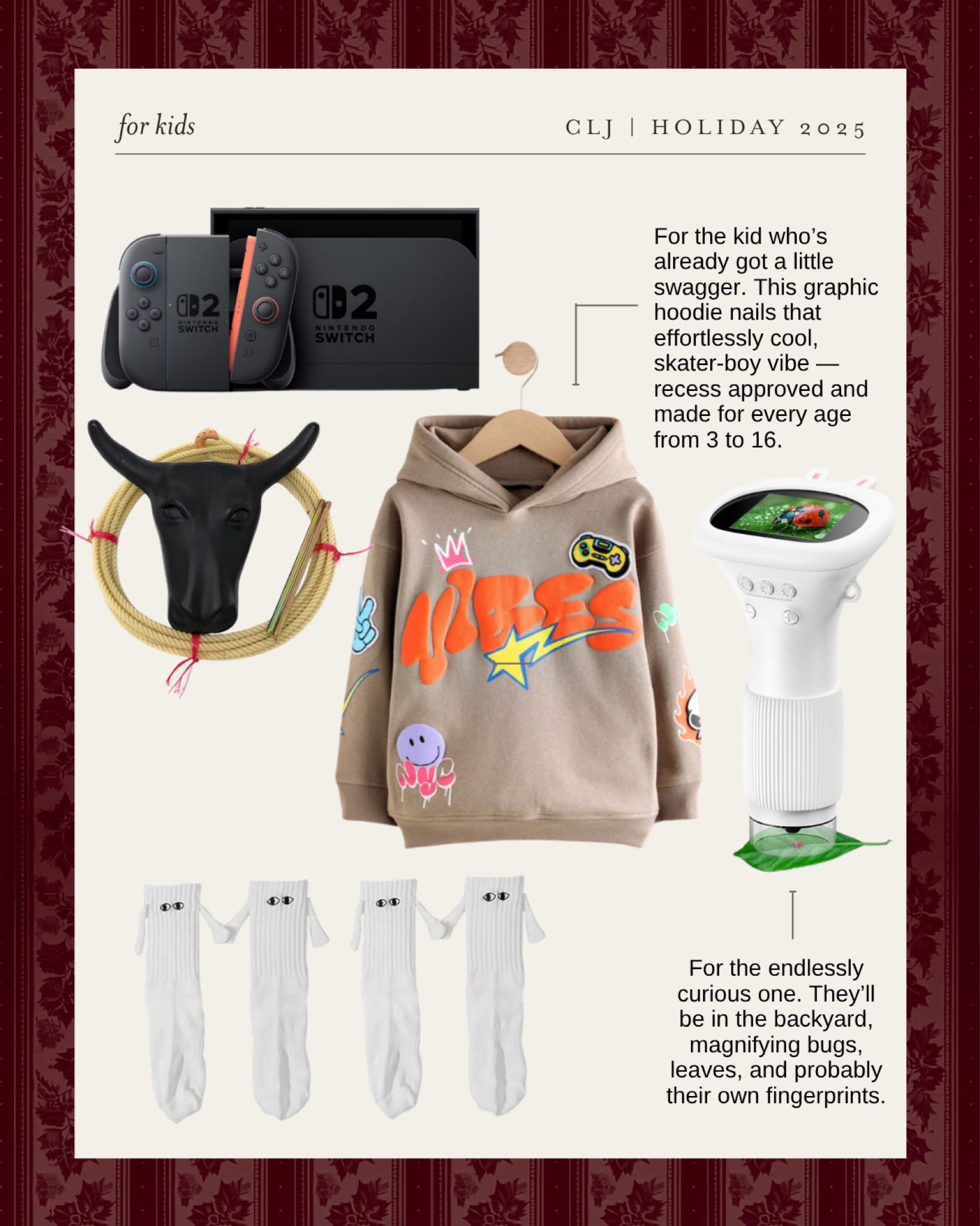 NOW LIVE ON chrislovesjulia.com/giftshop: The best gifts for kids are the ones that get played with, loved hard, and maybe even passed down one day.
Our picks are sweet, sturdy, and full of heart — just like the kids you’re shopping for.
:gift: Explore the full kids’ gift guide on chrislovesjulia.com.

#LTKkids 

#LTKSeasonal