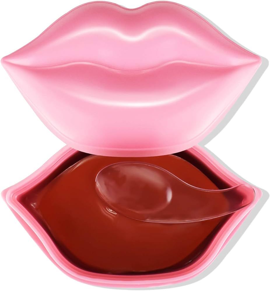 FREEORR 20Pcs Moisturizing Lip Masks,Pink Plumping Lip Masks Overnight,Pink Lip Mask Gel Treatmen... | Amazon (US)