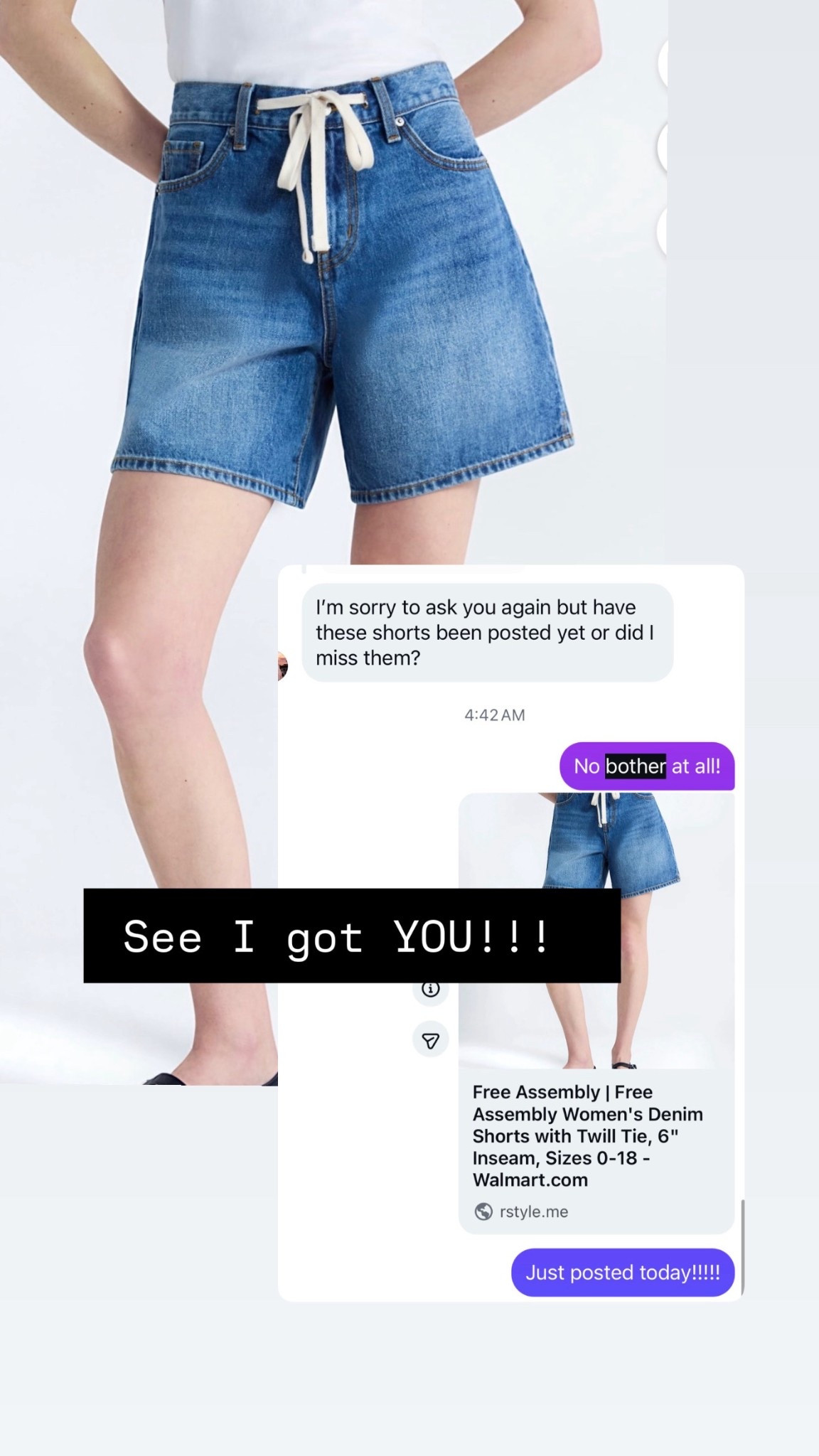 Finally, online these shorts are a little bit longer in perfect for Summer grab them before they sell out