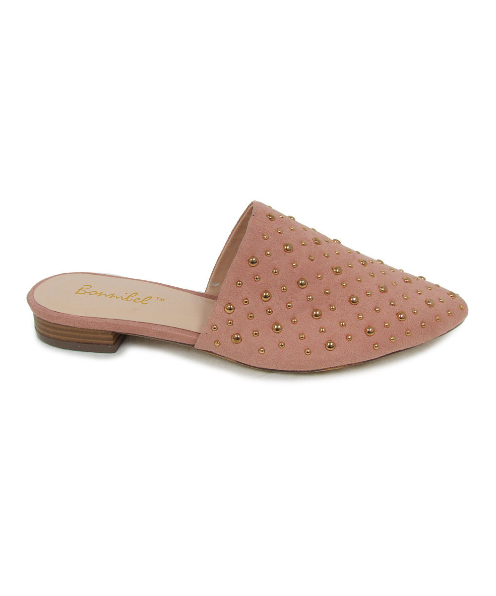 Bonnibel Women's Mules BLUSH - Blush Studded Ivy Mule - Women | Zulily