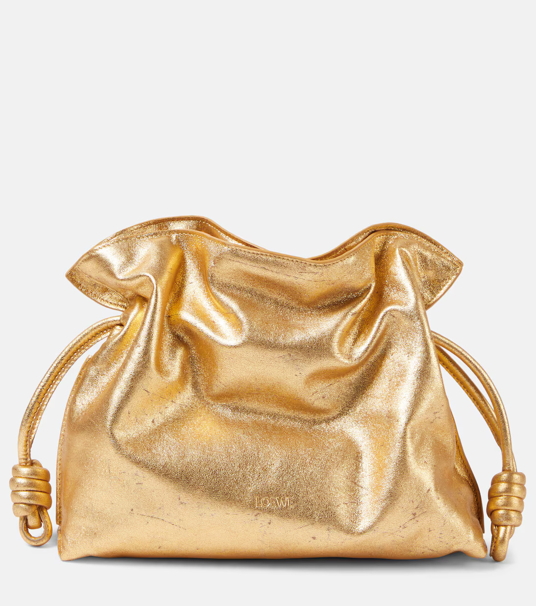 Flamenco metallic leather clutch | Mytheresa (US/CA)