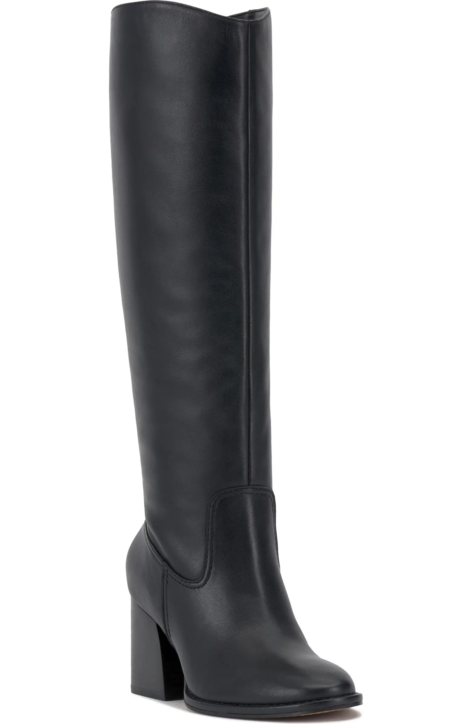 Leila Block Heel Knee High Boot | Nordstrom