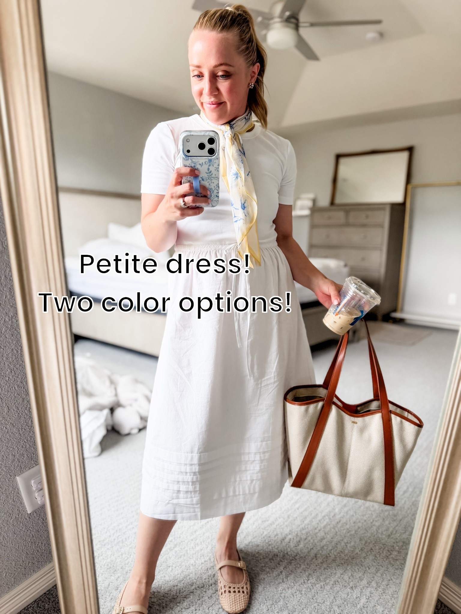 Petite dress that’s the perfect length for a busy mom! Also comes in a light blue color. Fits tts!

Mom outfit, summer dress, petite outfit, summer outfit, white dresses

#LTKmomlife #LTKootd #LTKPetite