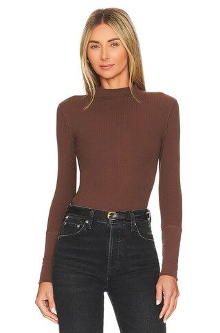 Free People The Rickie Top in Chocolate Lava from Revolve.com | Revolve Clothing (Global)