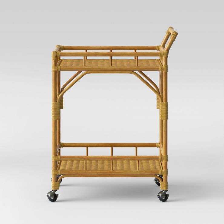 Cassia Rattan Bar Cart - Opalhouse&#8482; | Target