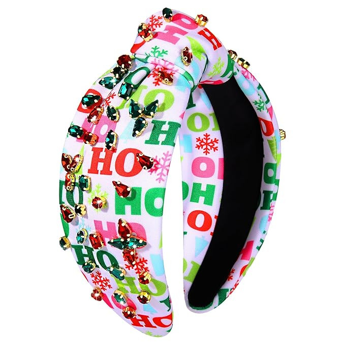 Christmas Headband for Women Holiday Christmas Accessories Xmas Tree Snowflake Reindeer Candy Can... | Amazon (US)