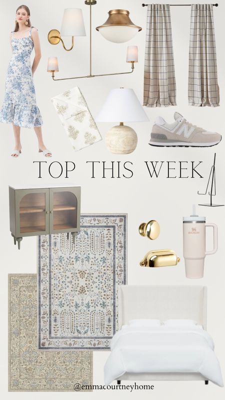 Top sellers this week including the trendy shoes that I have and are so comfy. The dress I wore to the baby shower last week. The anthro look for less cabinet. Our new bed frame and the curtains we currently have in our bedroom! 

#LTKhome #LTKSeasonal #LTKstyletip