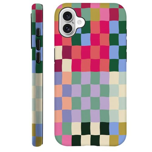 SEized Case Compatible with for iPhone 16,Colorful Checkerboard Phone Case for Girl Women Boy Men,Durable Protection Phone Case for iPhone 16 | Amazon (US)