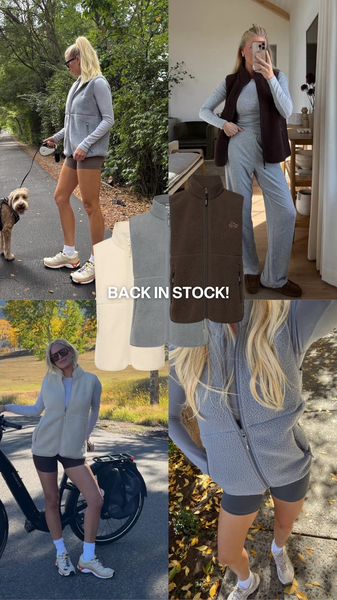 SIZE: med in vest (sized up one)! #kathleenpost

Fall outfit Inspo, fall transition, fall athleisure

#LTKActive #LTKootd #LTKSeasonal