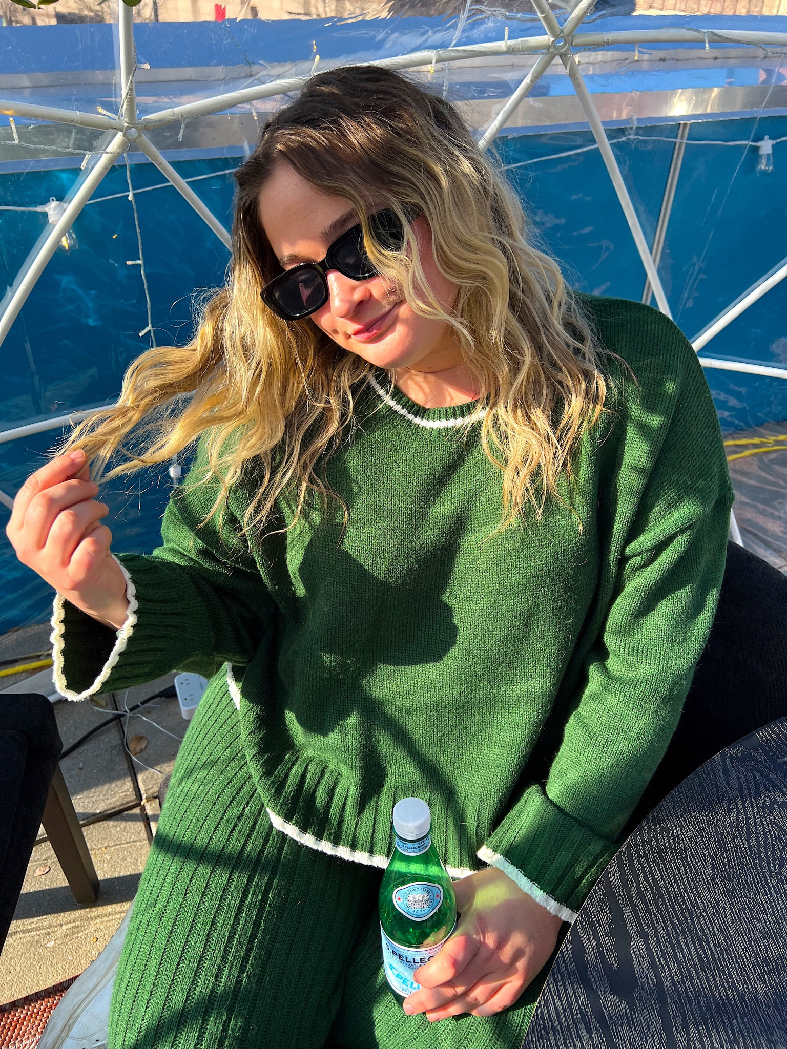 Lunch in a snow globe 🤍❄️

#LTKHome #LTKHoliday #LTKSeasonal