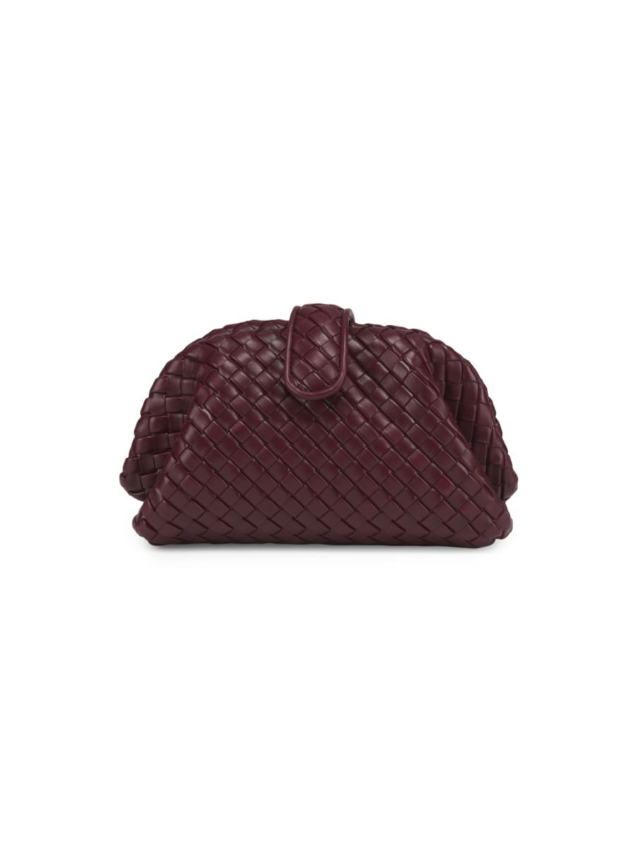 Mini Lauren 1980 Intrecciato Leather Clutch | Saks Fifth Avenue