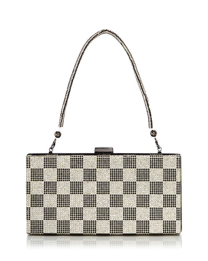 Sparkling Checker Box Clutch - 100% Exclusive | Bloomingdale's (US)