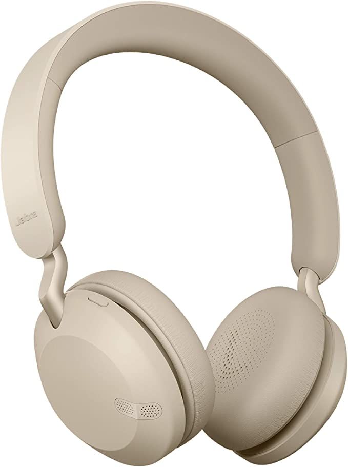 Jabra Elite 45h, Gold Beige – On-Ear Wireless Headphones with Up to 50 Hours of Battery Life, S... | Amazon (US)