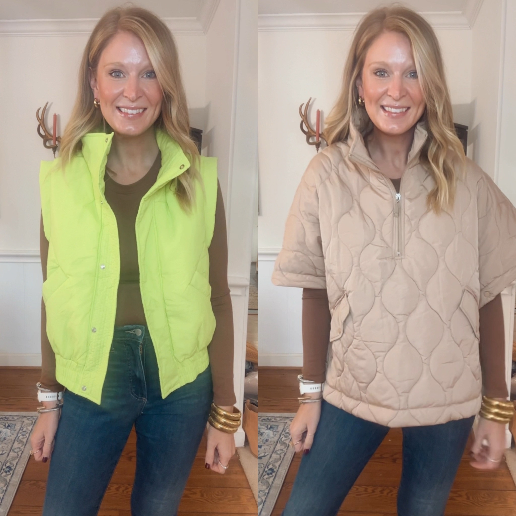 Trying on my latest Amazon order! 

A mixture of sweaters, outerwear, and the coziest oversized tunic! I sized up to a L in the first and last for that oversized, longer fit but did a M in all the others. Which new piece is your favorite?!

#amazonfinds #amazonfashion #amazonstyle #unboxwithme #amazonhaul #womensfashion #momfashion #styleover30 #stylishmoms