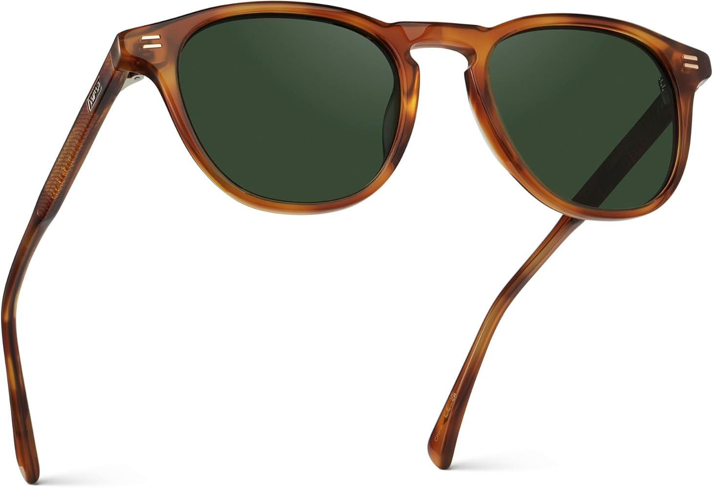 WearMe Pro WMP Eyewear \u2013 Men\u2019s Polarized Round Sunglasses: Classic Design, Keyhole Brid... | Amazon (US)