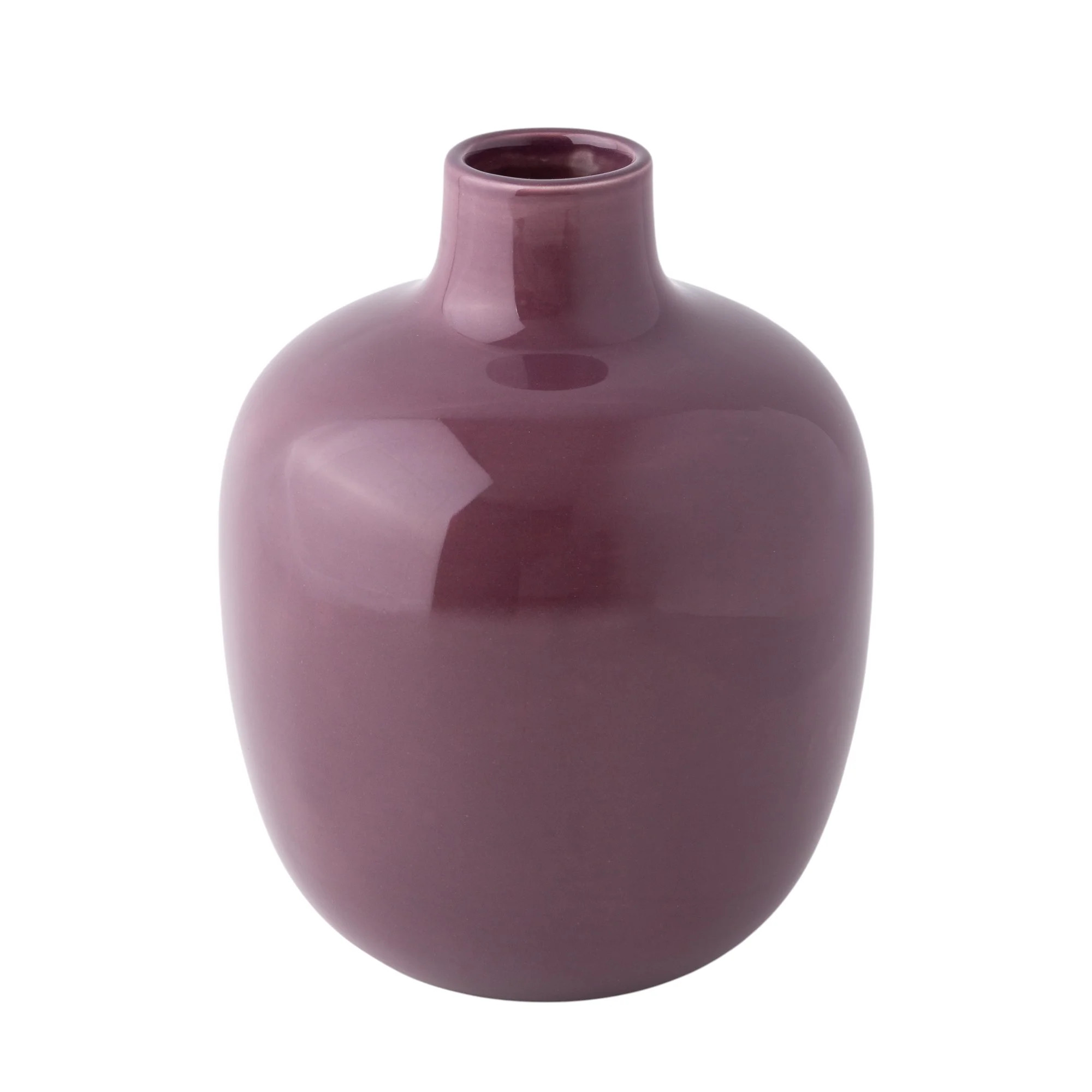 Mainstays 8" Glossy Purple Vase | Walmart (US)
