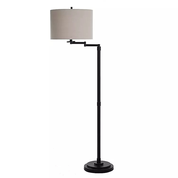 Bronze Adjustable Swing Arm Floor Lamp | Kirkland's Home