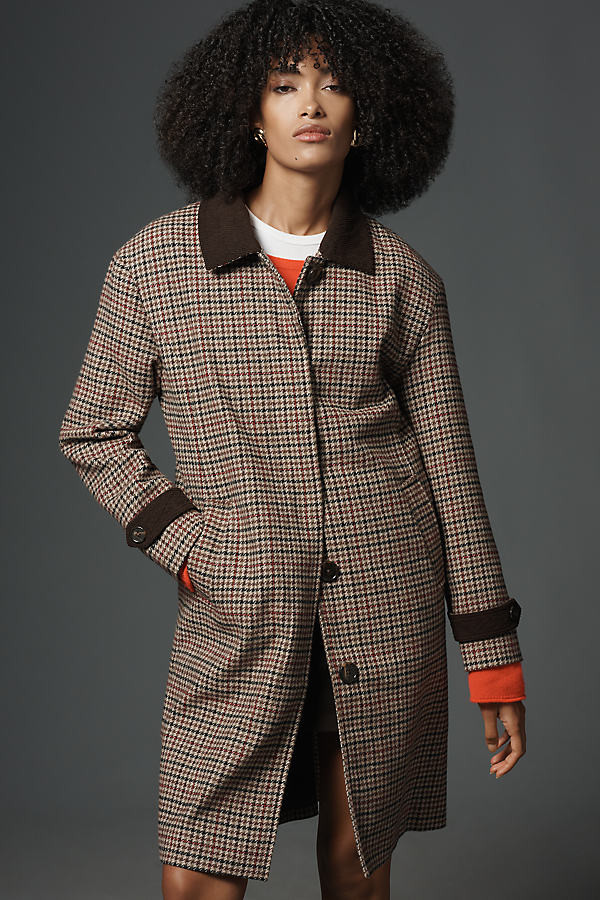 NVLT Houndstooth Barn Coat | Anthropologie (US)