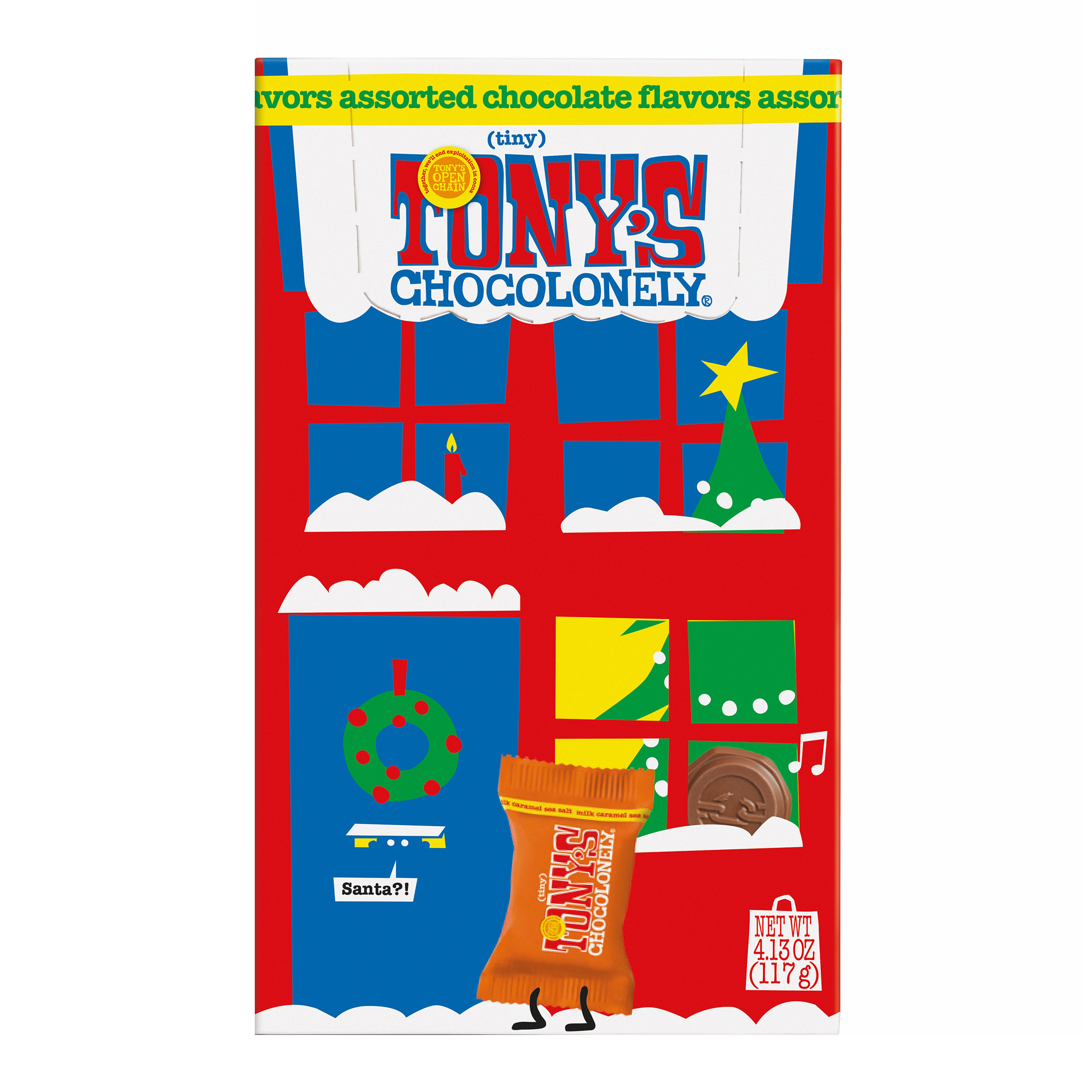 Tony's Chocolonely Christmas House Tiny Chocolates Box | World Market