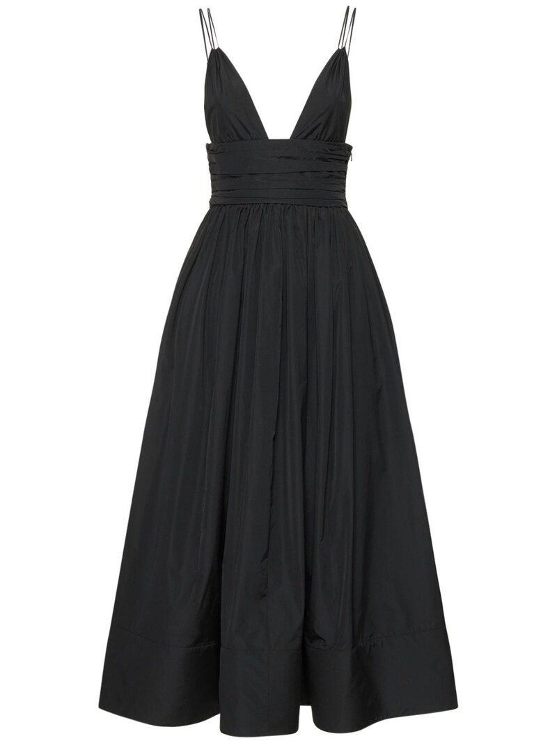 Vestito midi in taffetà | Luisaviaroma