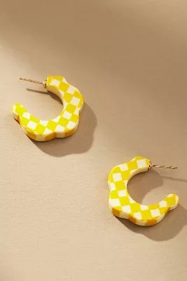 Binky and Lulu Flower Mini Hoop Earrings | Anthropologie (US)