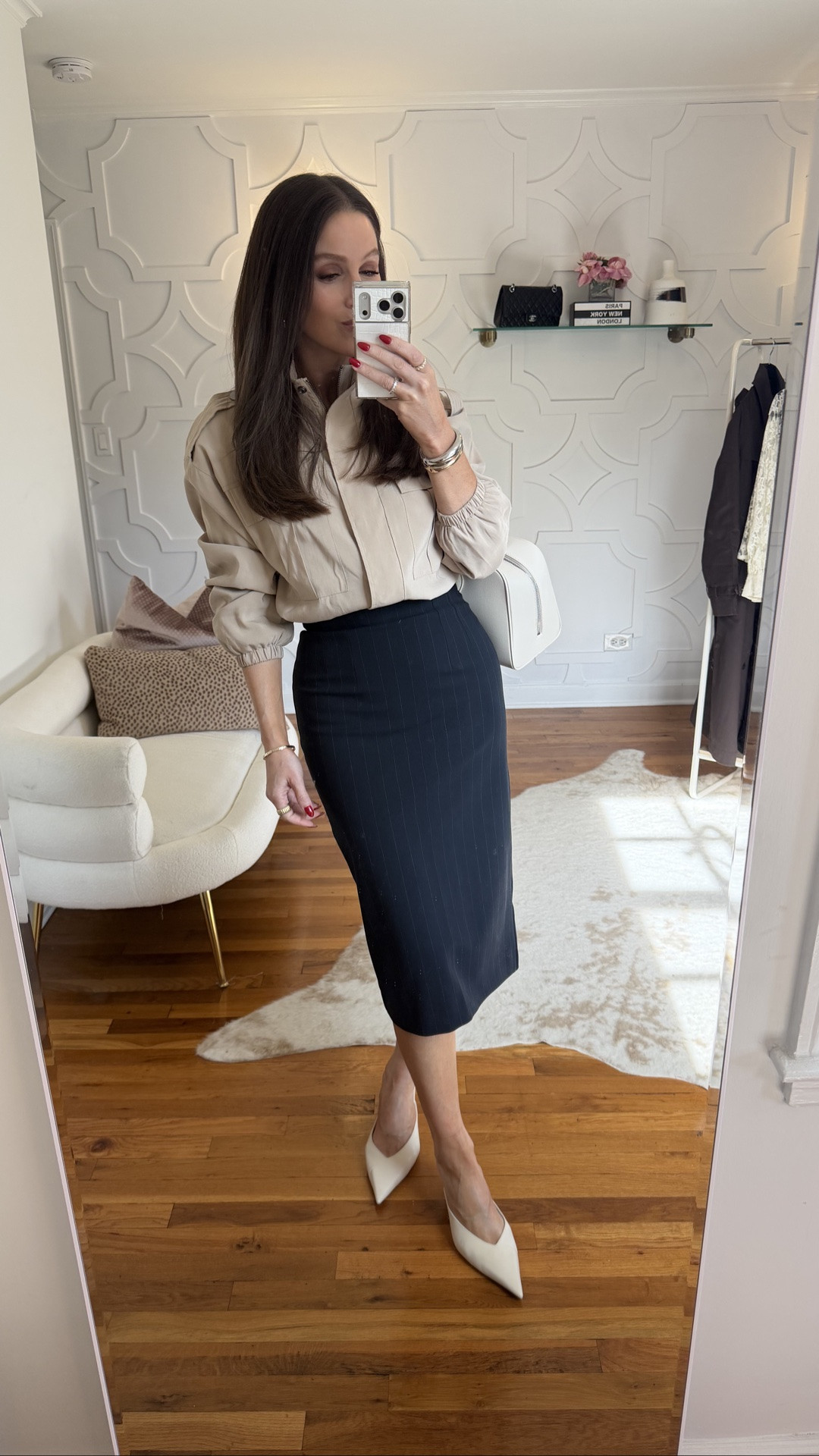 NYFW Outfit! These pieces can be styled so many ways as separates. All true to size 🤍

#LTKNYFW #LTKootd #LTKOver40