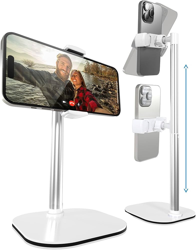 Cooper ChatStand Adjustable Cell Phone Stand for Desk, 9-14" Face-Level View Cell Phone Holder fo... | Amazon (US)