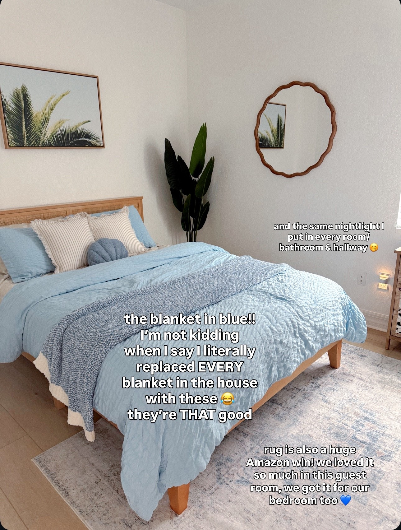 Guest room Amazon finds 🩵🌊🐚🌴