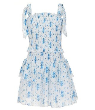 Big Girls Emerson Printed Tie Dress | Dillard's