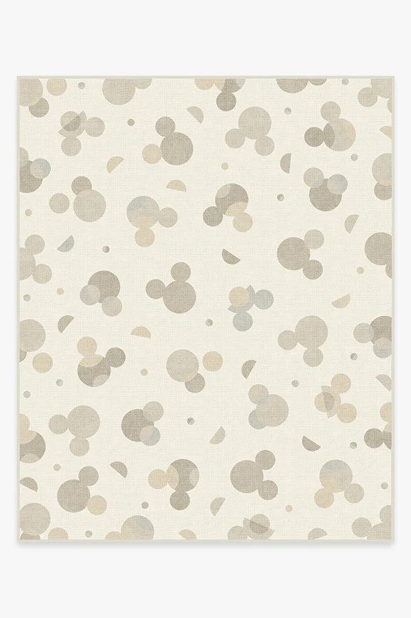 Mickey Polka Dots Multicolor Rug | Ruggable