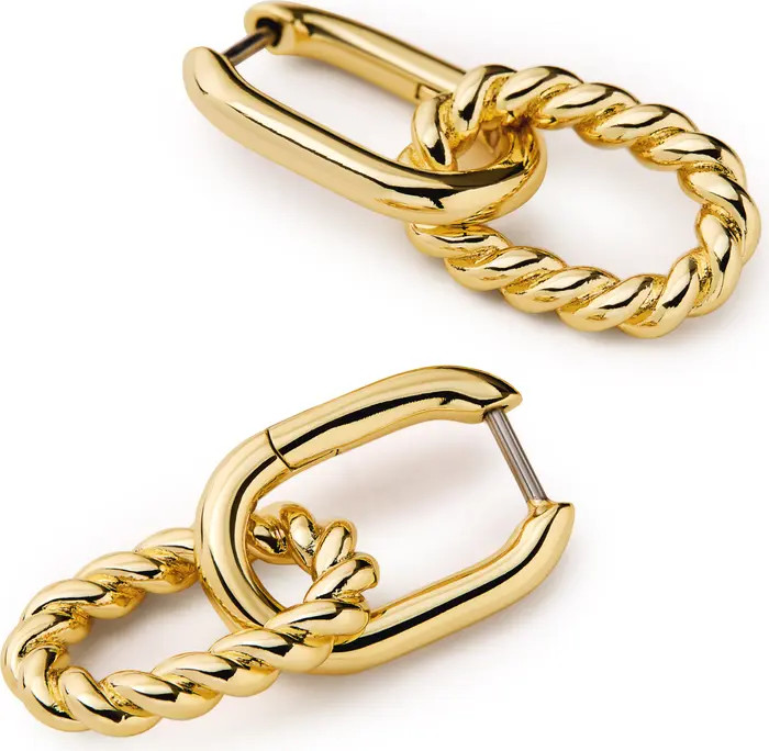 Gold Drop Earrings - Ash Double Mini | Nordstrom