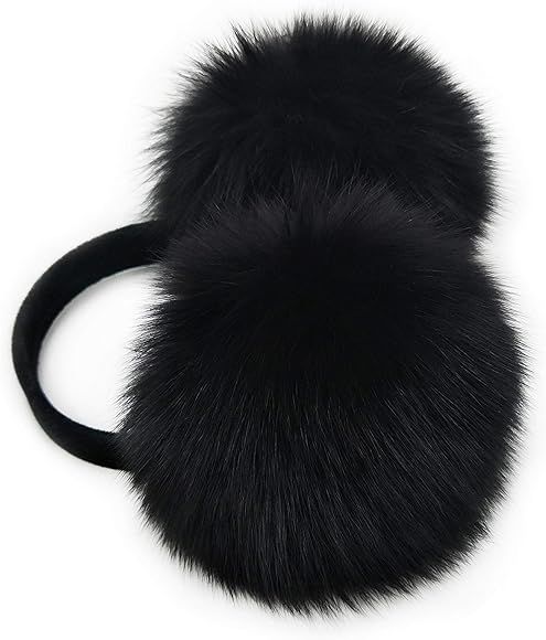Real Fox Fur Earmuff | Amazon (CA)