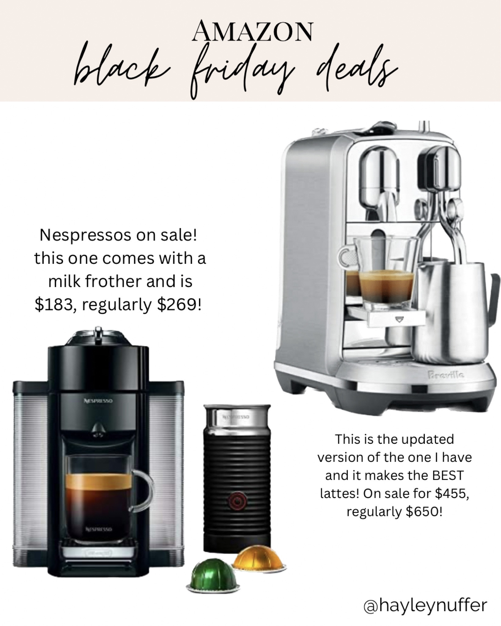 Nespressos on sale for early Black Friday! Amazon find 

#LTKCyberweek #LTKGiftGuide #LTKHoliday