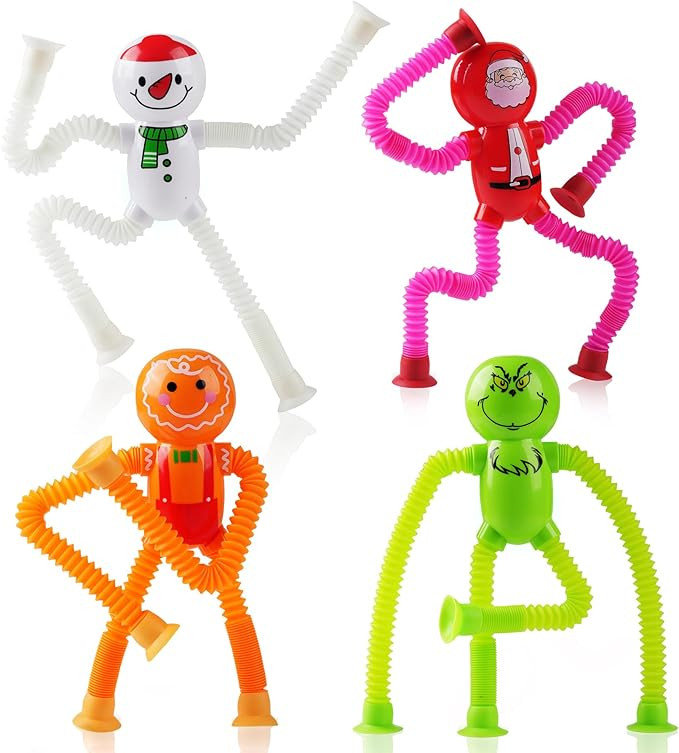 Chirstmas Pop Tube Stocking Stuffers for Toddlers Kid,Autism Sensory Fidget Tube Travel Toys Airp... | Amazon (US)