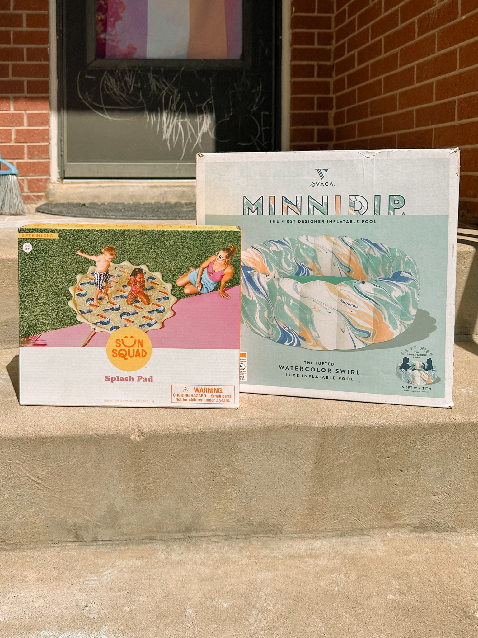 Summer water fun Target finds - Minnidip inflatable pool in blue watercolor and toucan splash pad for 

#LTKSeasonal #LTKSaleAlert #LTKFamily