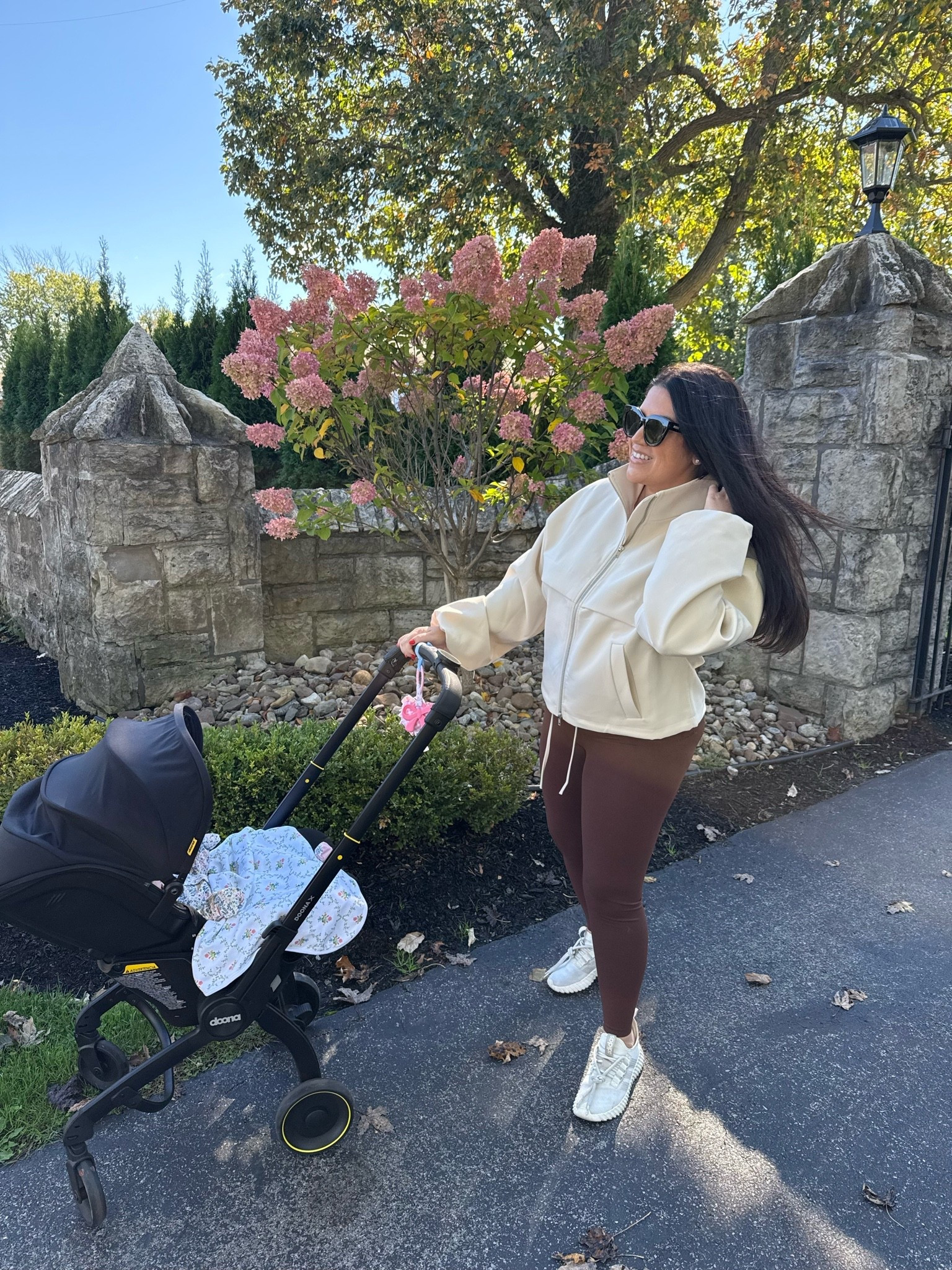 Loving our daily walks! This jacket is part of a set and so comfy. Linked the spray I used for the collar to keep makeup free, too!

#LTKmomlife #LTKActive #LTKMidsize