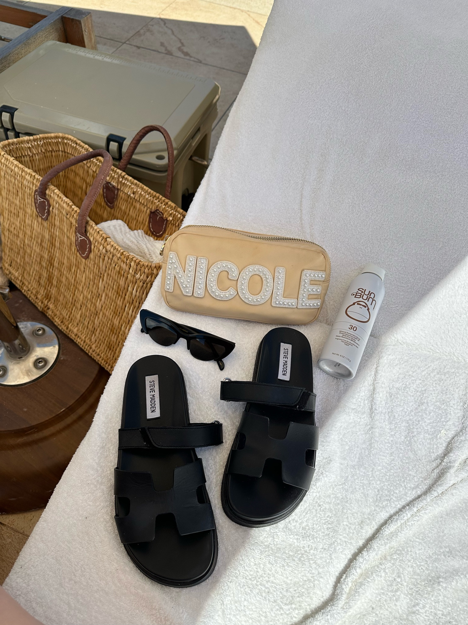 Poolside beach bag accessories 🤍 

#LTKtravel #LTKswim