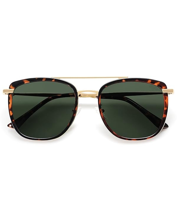 SOJOS Retro Aviator Square Polarized Sunglasses For Women Men,Vintage Women's Sun Glasses Shades ... | Amazon (US)