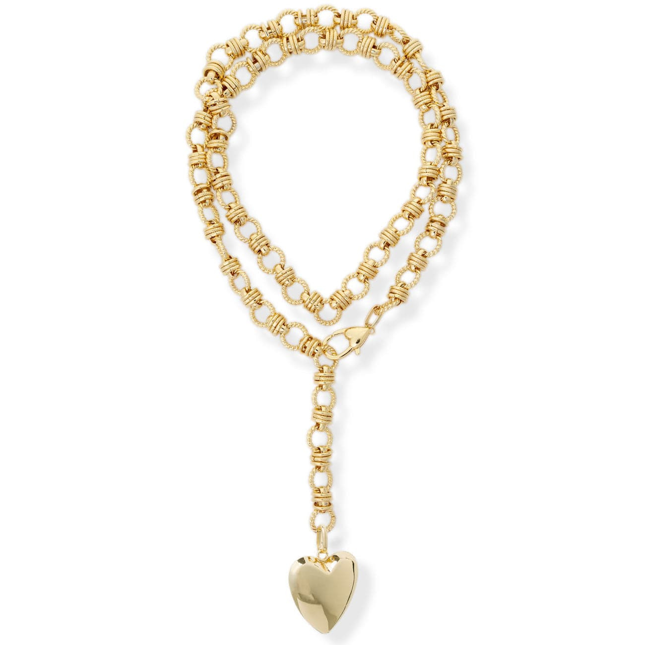 Rowan Heart Lariat | BRACHA