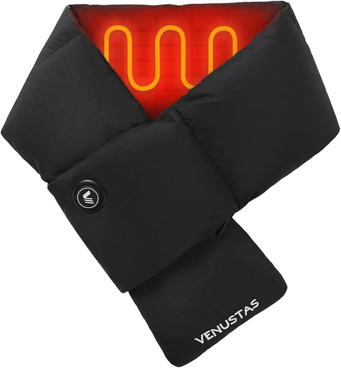Venustas Heated Down Scarf with Battery, 20H Long Lasting Warmth, 90% White Duck Down Heated Neck... | Amazon (US)