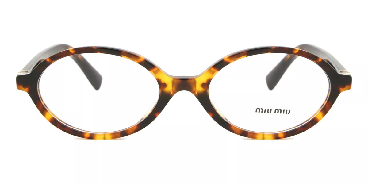 Miu Miu MU01XV VAU1O1 Women's Eyeglasses Tortoiseshell Size 50 - Blue Light Block Available | SmartBuyGlasses Global