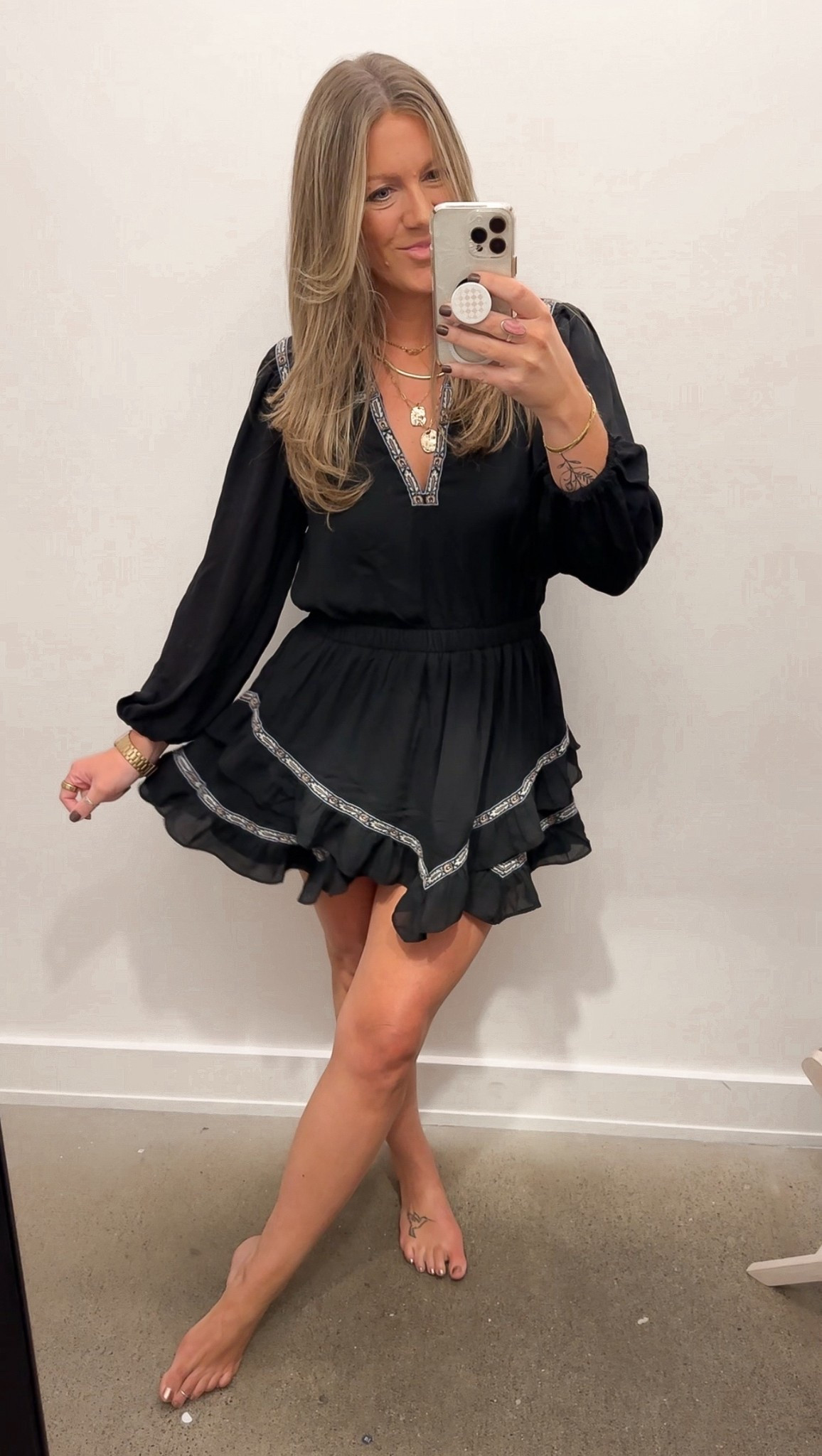 Extra 25% off with code: AFLTK (ends 9/29)
Large reg dress (tall would be better) soooo cute with boots! 

#LTKOver40 #LTKMidsize #LTKTall